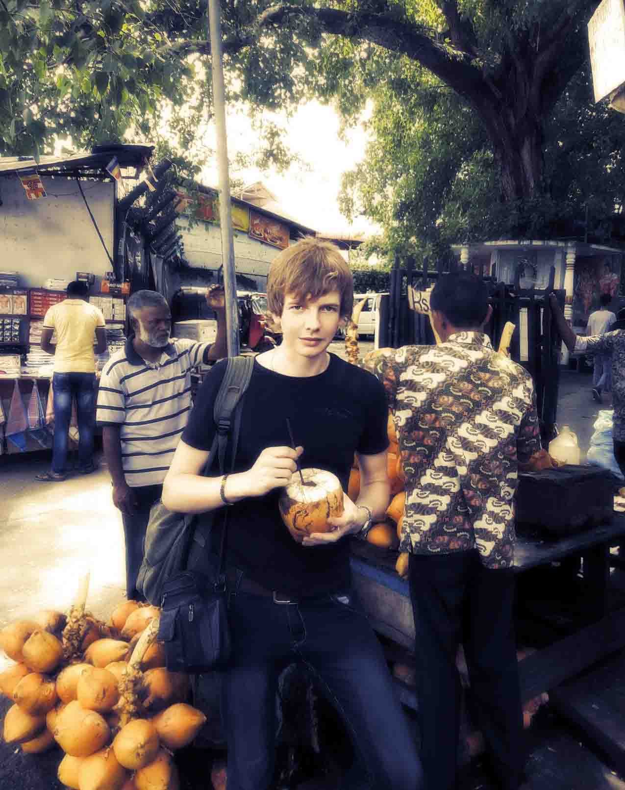 Saša Milivojev in Colombo, Sri Lanka